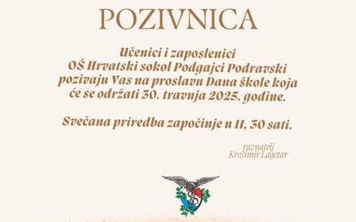 Pozivnica za Dan škole