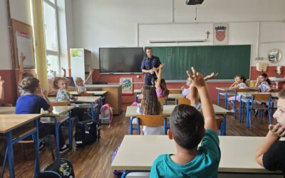 Posjet prometnog policajca u PŠ Črnkovci